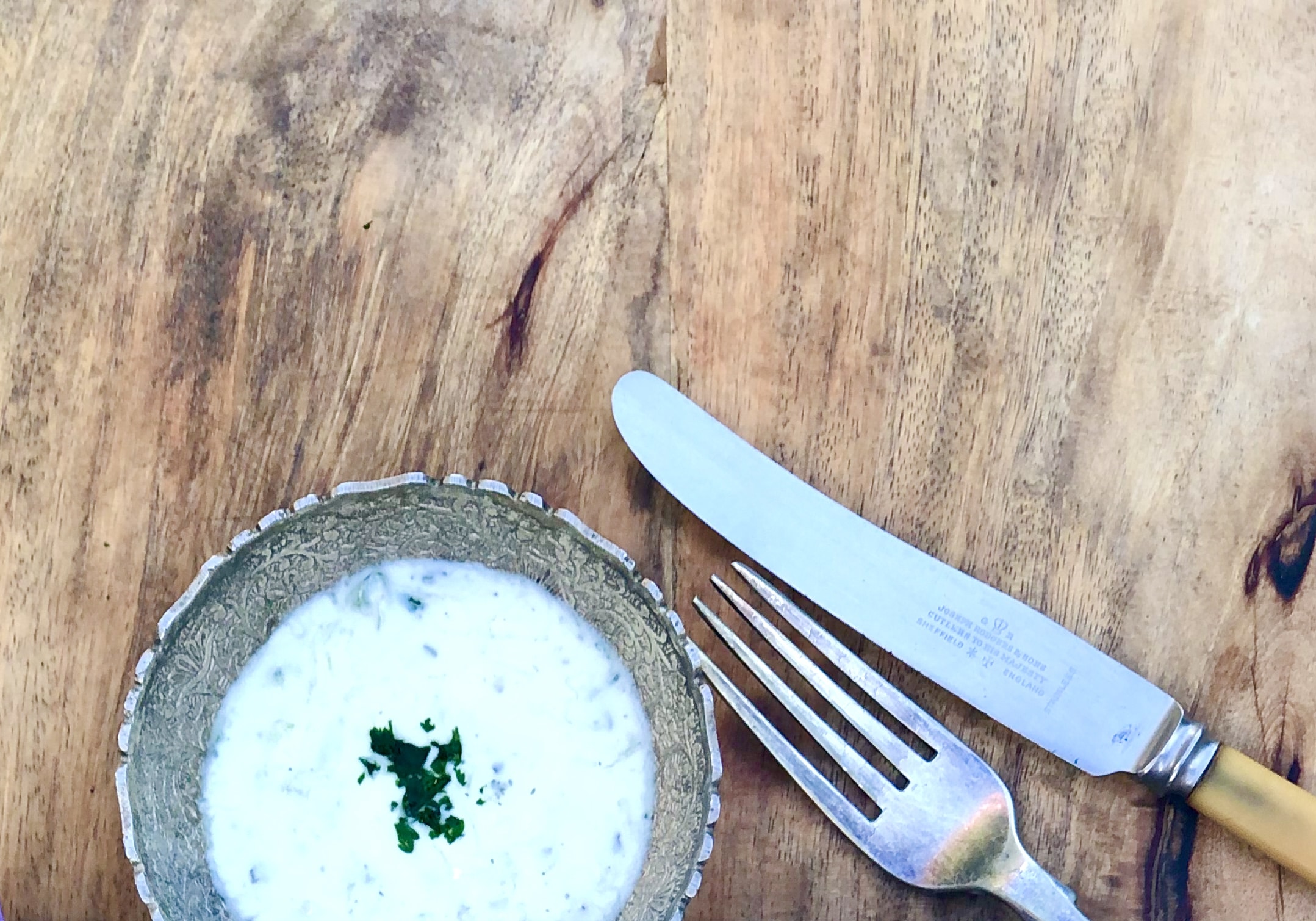 Cucumber raita