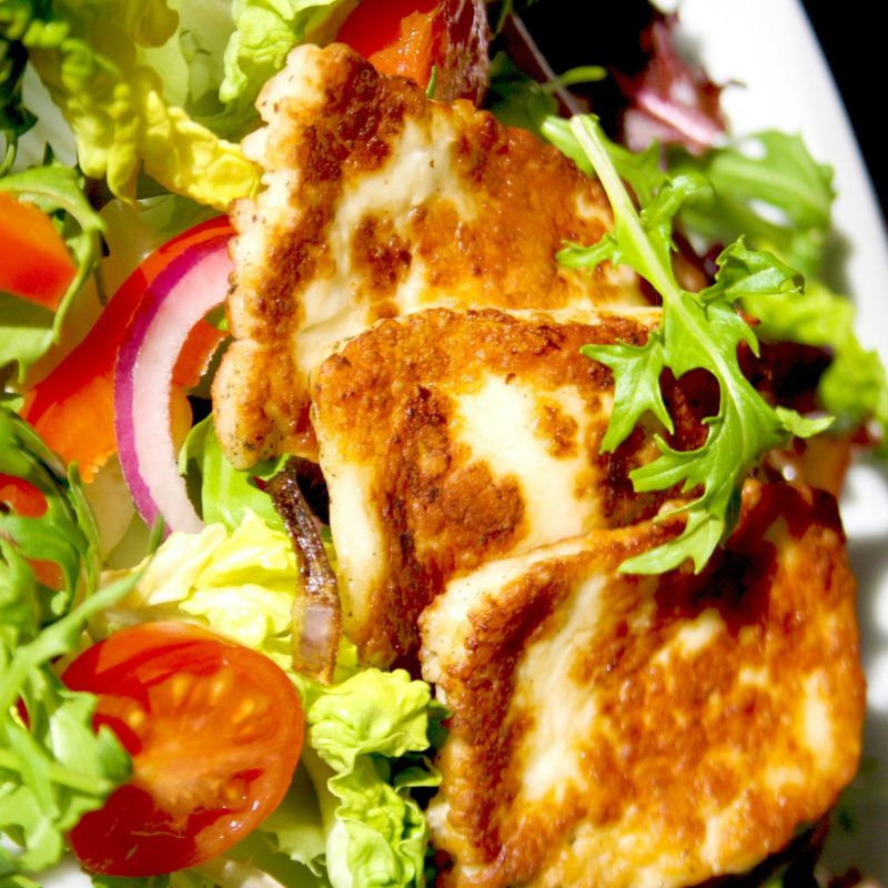 Haloumi with Bee Sting